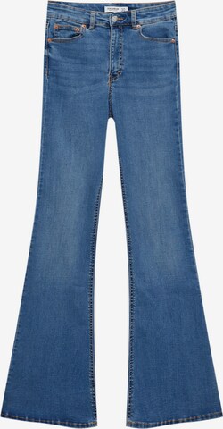 Pull&Bear Flared Jeans in Blue: front