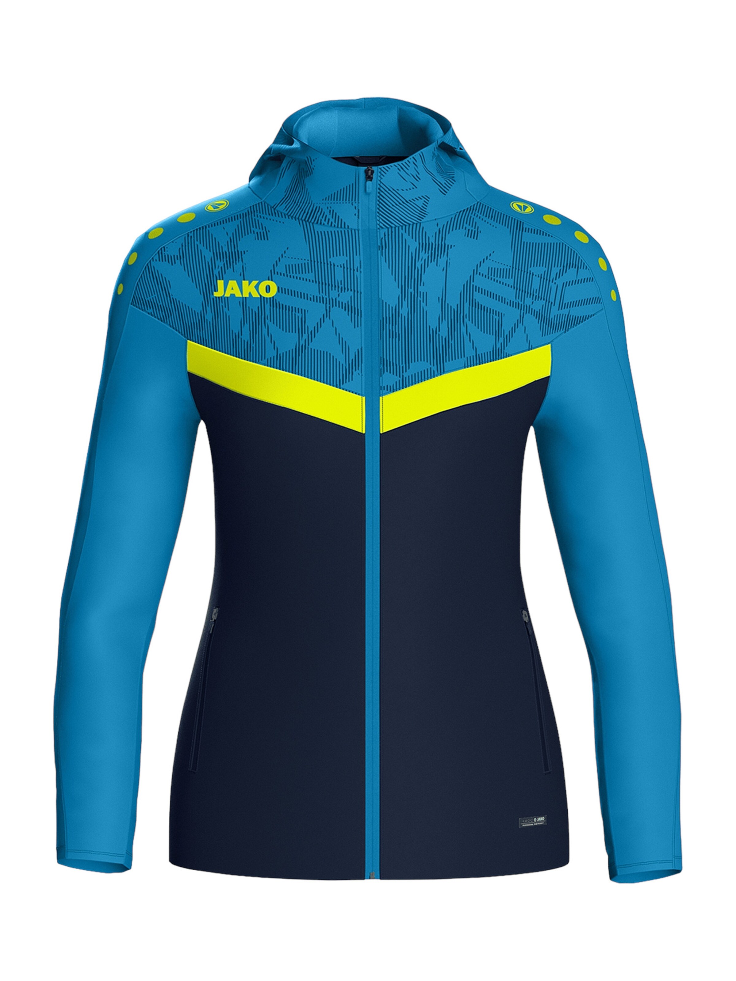 JAKO Athletic Jacket in Blue: front