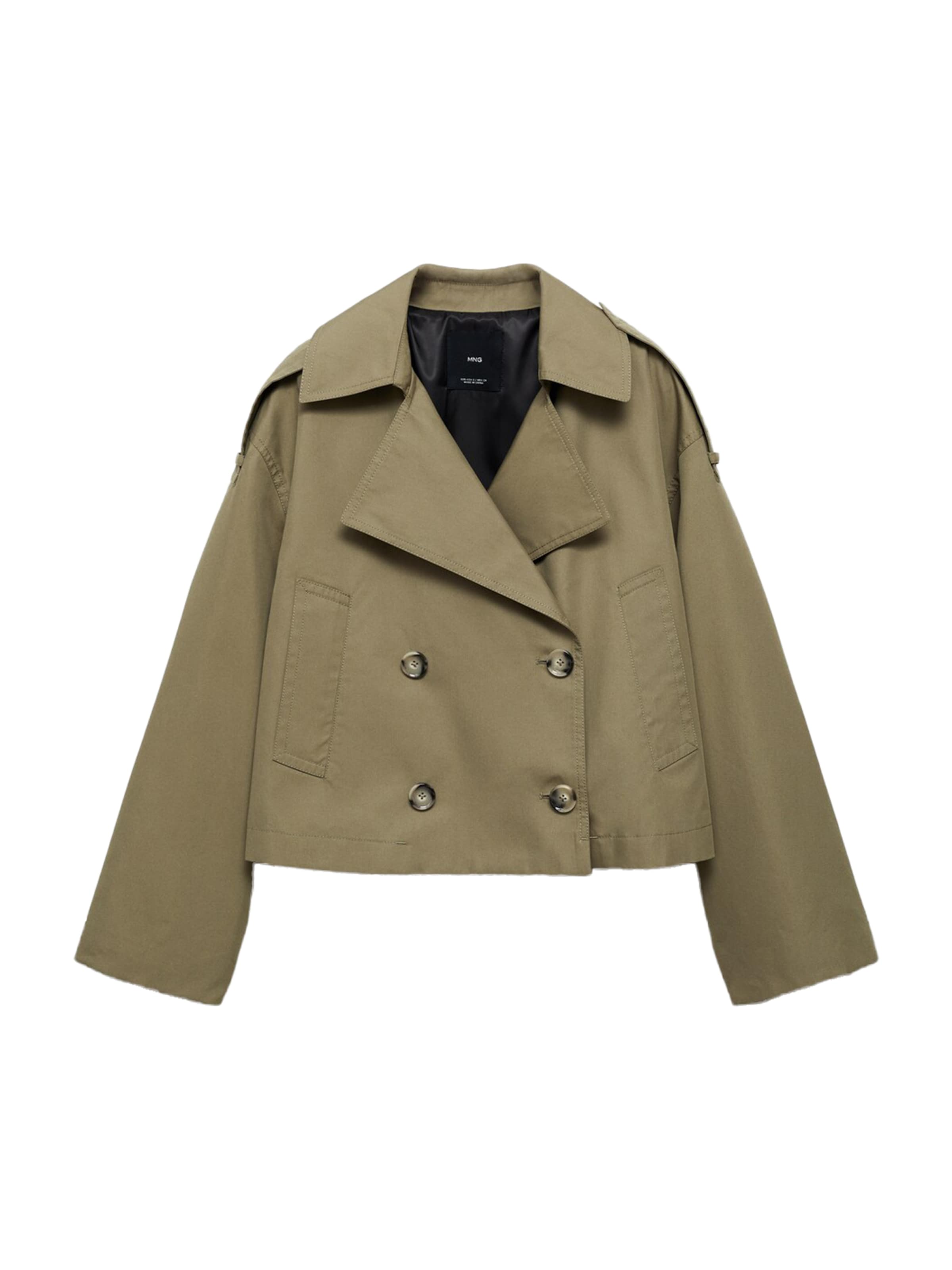 MANGO Prehodna jakna 'LIPA' | zelena barva: sprednja stran