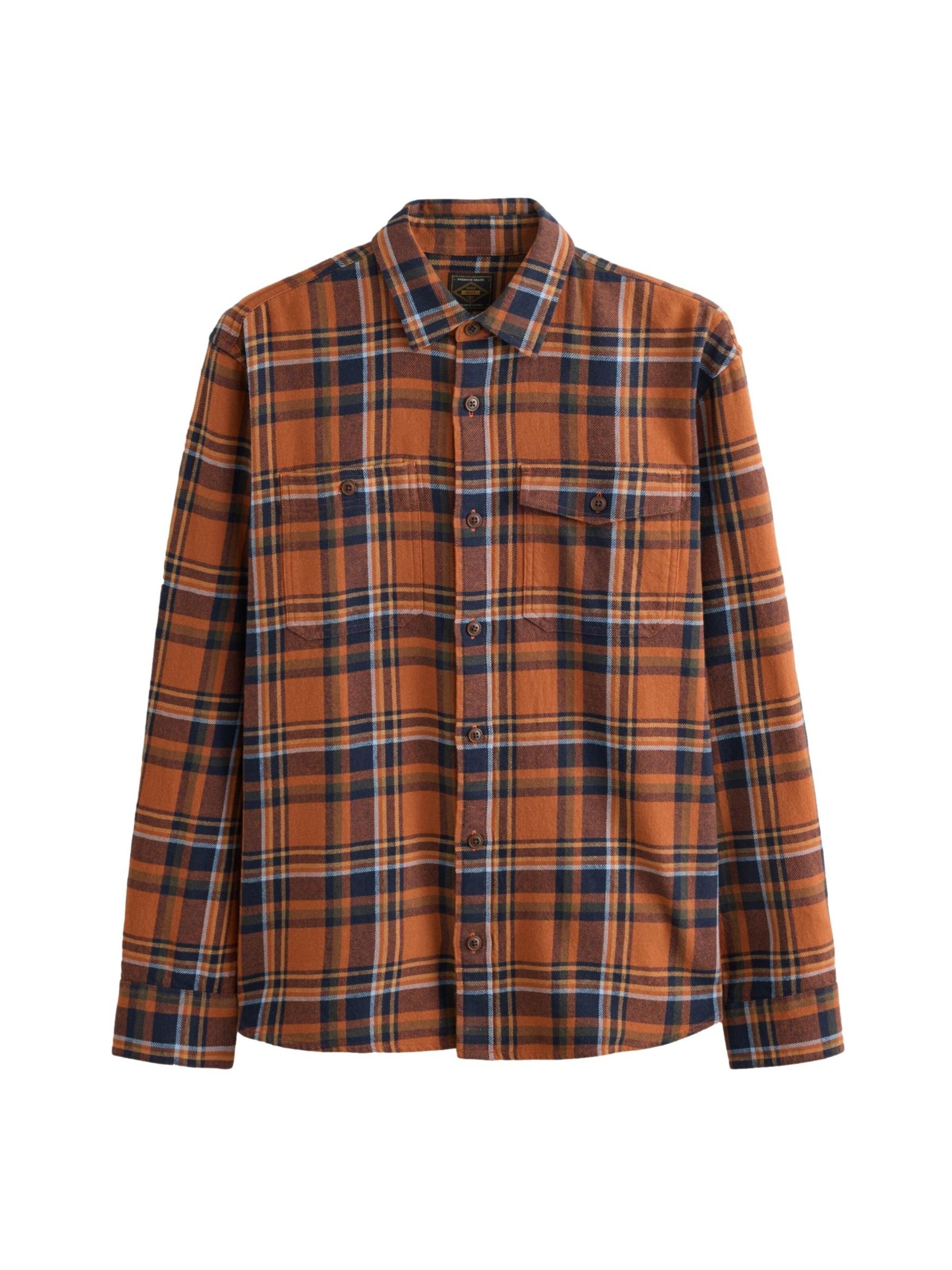 Next Overhemd in XS in de kleur Navy / Olijfgroen / Kreeft / Wit, Productweergave