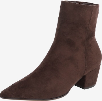 Ital-Design Stiefelette in Braun: Vorderseite