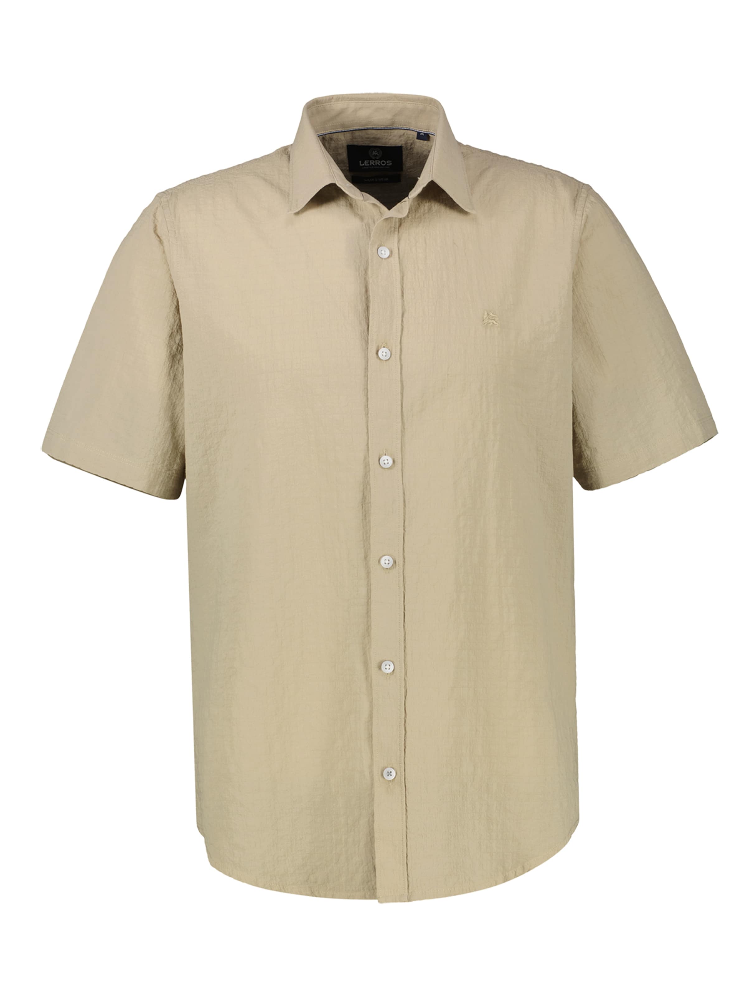 LERROS Regular fit Overhemd in Beige: voorkant