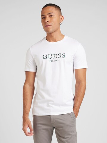 GUESS Футболка в Белый: спереди