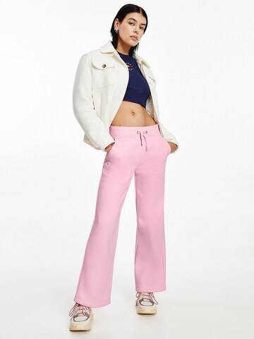 Tommy Jeans Regular Broek in Roze