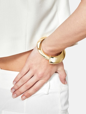 NALì Armband irregular rigid bracelet in Gold: Vorderseite