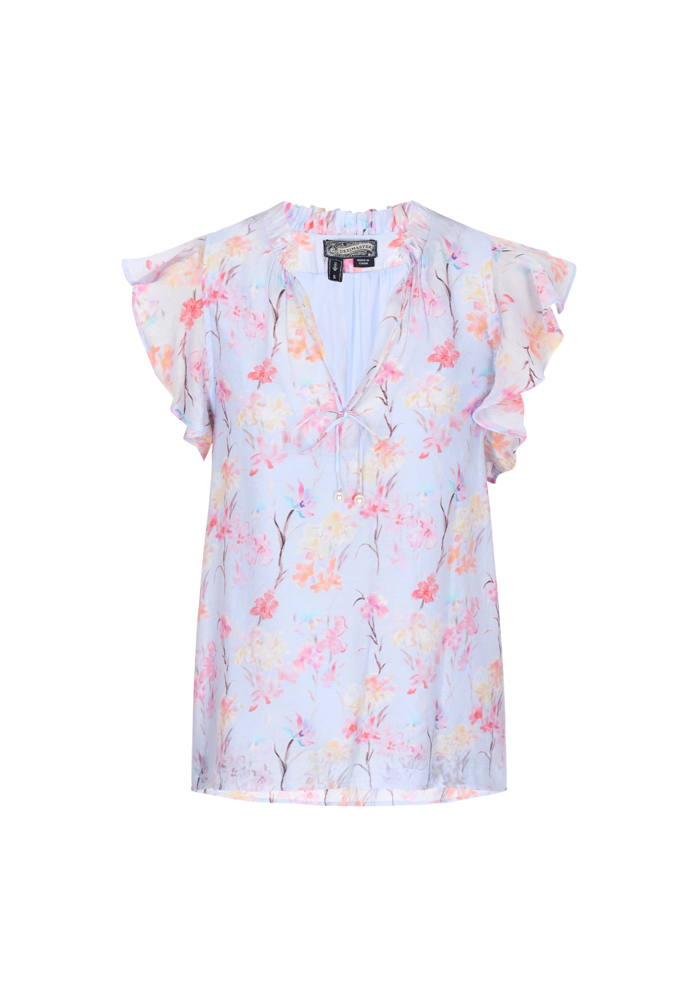 DreiMaster Vintage Blúz 'Vintage' - kék: elől