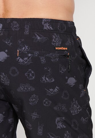 KOROSHI Board Shorts in Grey