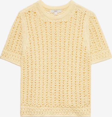 Pull-over Marks & Spencer en jaune : devant