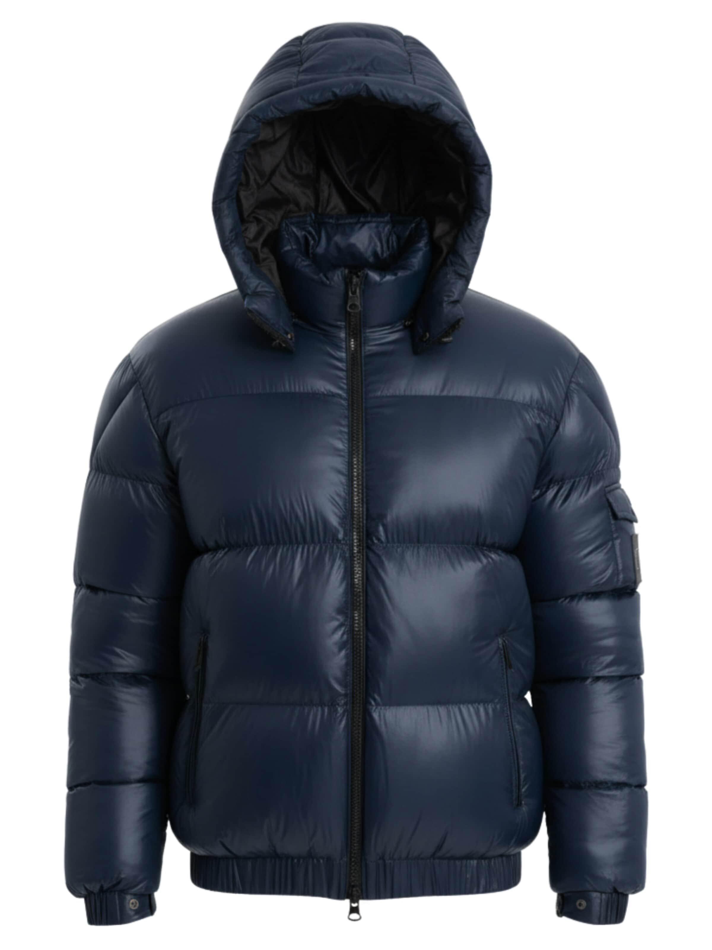 Veste d’hiver Ombre en bleu : devant