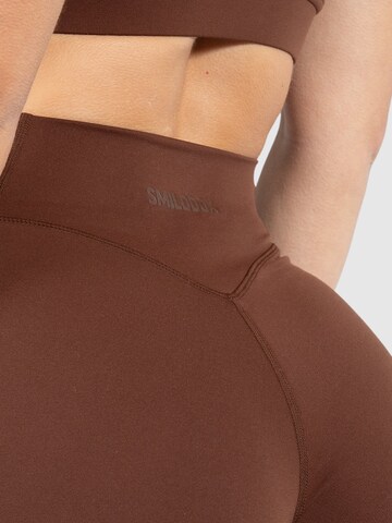 Smilodox Skinny Workout Pants 'Advance Pro' in Brown