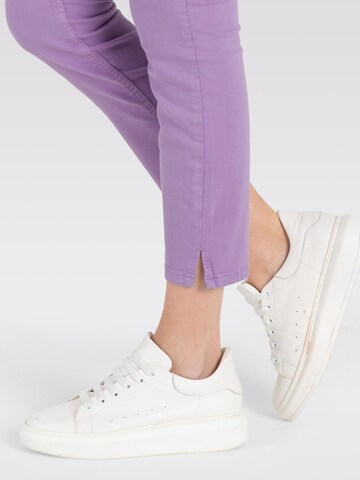 MAC Slim fit Pants 'Dream Summer lavender' in Purple