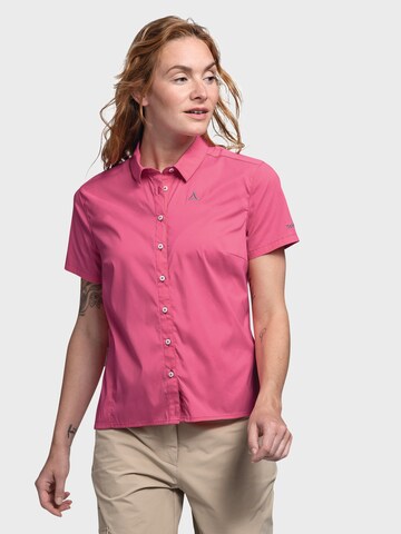 Schöffel Funktionsbluse 'Graseck' in Pink: predná strana