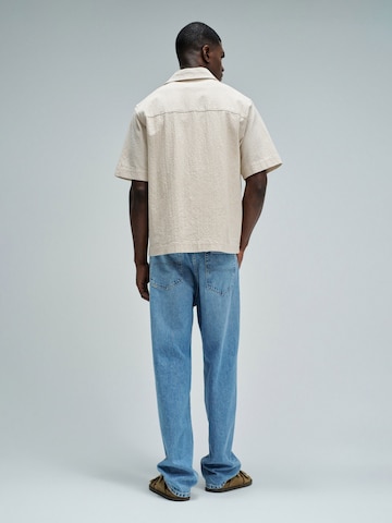 Salsa Jeans Comfort fit Overhemd in Beige