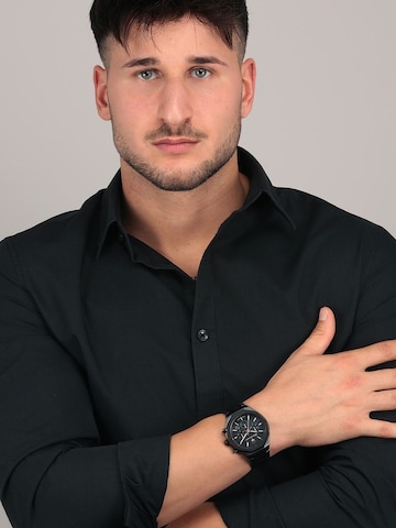 Maserati Analoog horloge in Zwart: voorkant