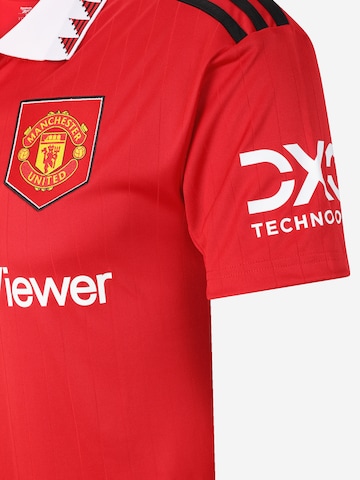 ADIDAS SPORTSWEAR Трико 'Manchester United 22/23 Home' в червено