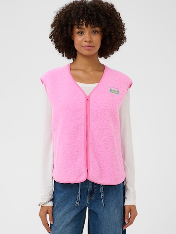 CULTURE Bodywarmer 'CUCatina' in Roze: voorkant
