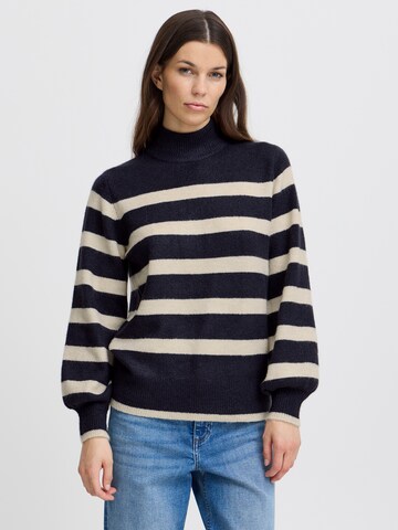 ICHI Sweater 'IH EDEEN' in Blue: front