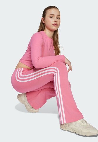 ADIDAS ORIGINALS Flared Leggings 'Adicolor' in Pink