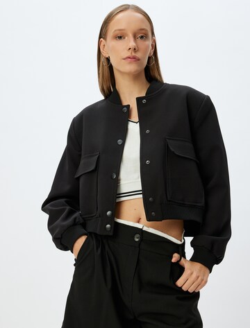 Koton Übergangsjacke in Schwarz: Vorderseite