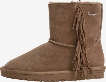 Boots 'Diss Fest' di Pepe Jeans in marrone: frontale