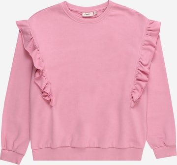 KIDS ONLY Sweatshirt 'OFELIA' in Pink: front