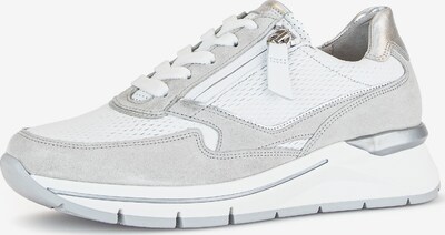 GABOR Sneaker in grau / silber / weiß, Produktansicht