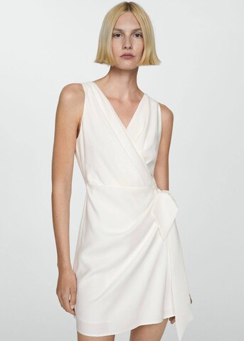 MANGO Kleid 'Emery2' in Weiß: Vorderseite
