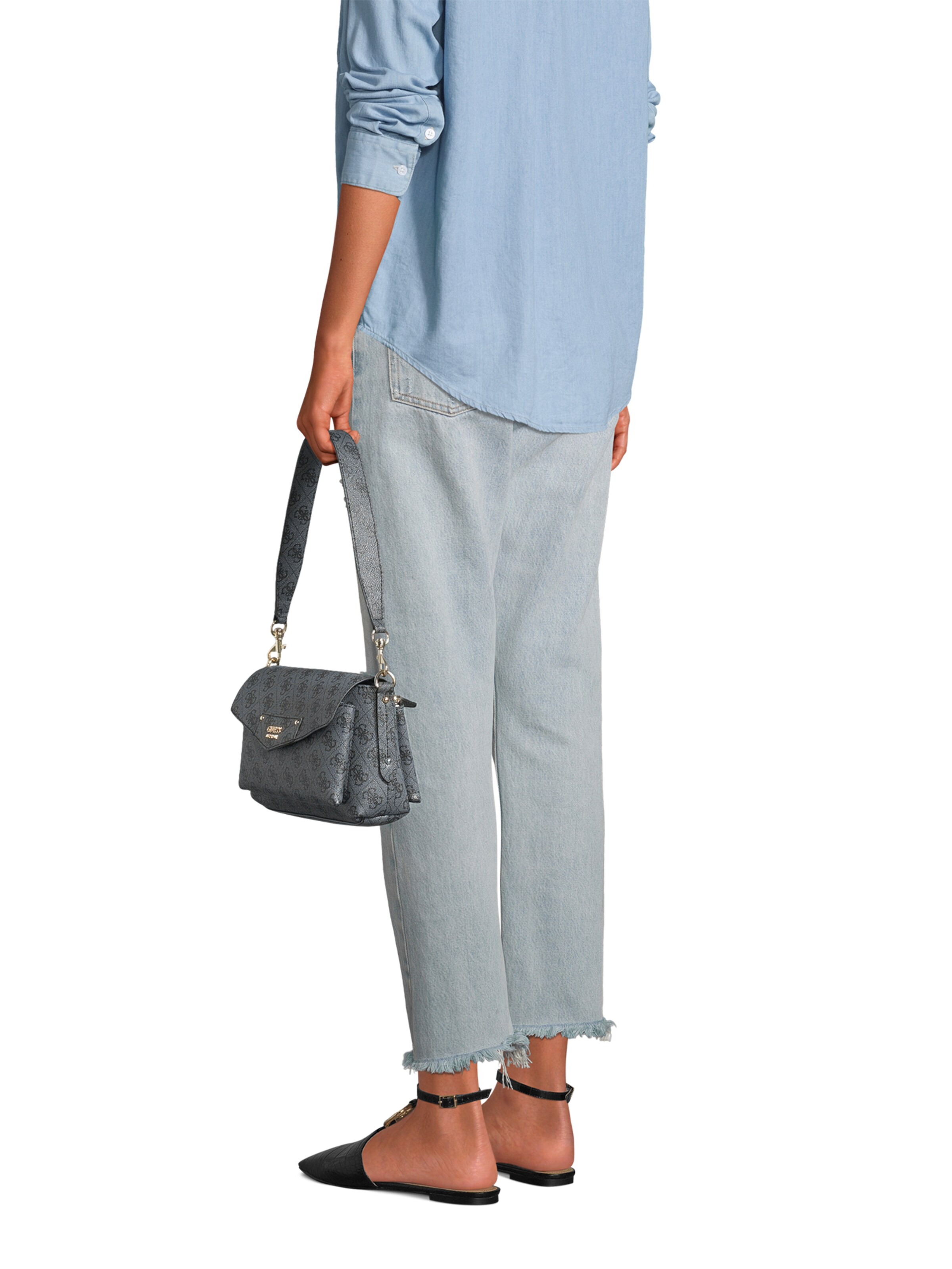 melns GUESS Pleca soma 'Brenton'