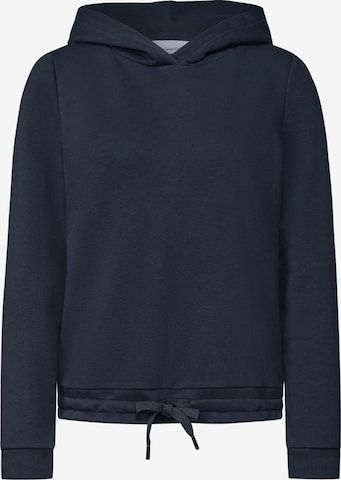 STREET ONE Sweatshirt in Blau: Vorderseite
