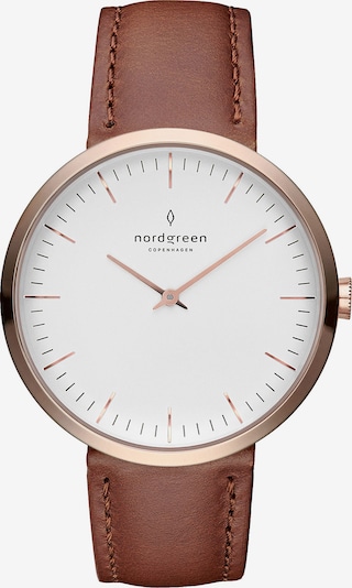 Nordgreen Nordgreen Damen-Uhren Analog Quarz ' ' in braun / rosegold, Produktansicht