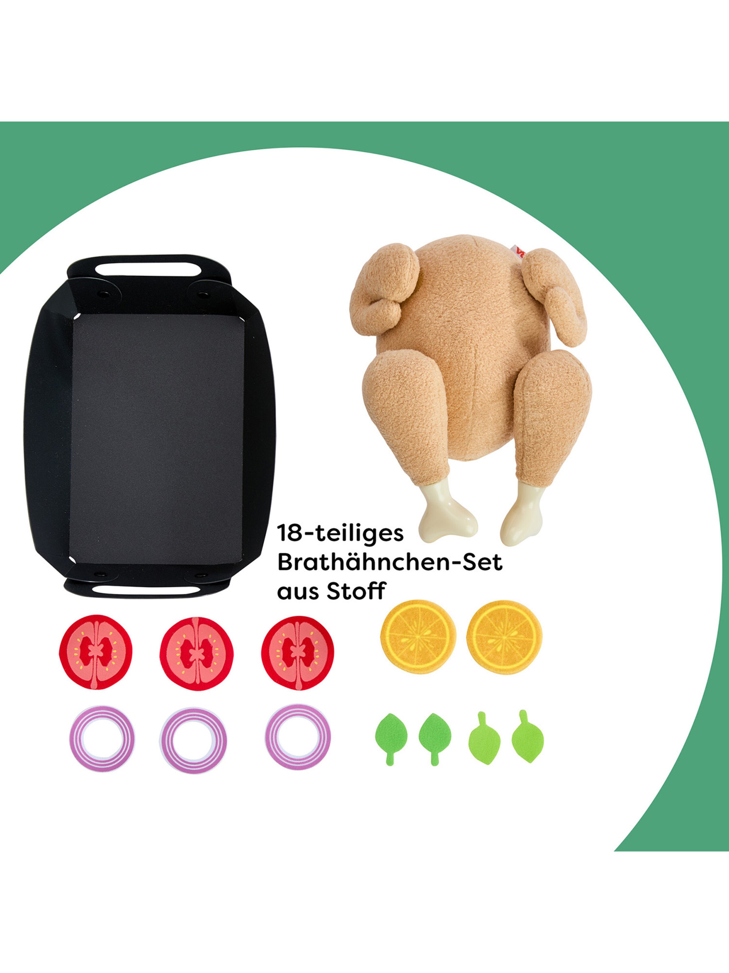 HABA Knuffels ' Creative Play - Brathähnchen ' in Gemengde kleuren