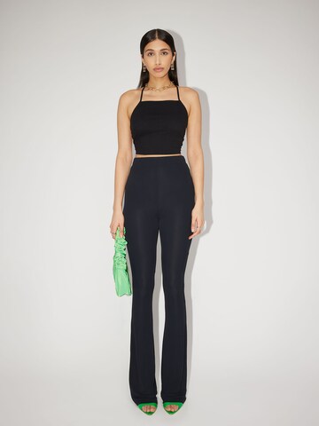 LeGer by Lena Gercke Flared Trousers 'Leanne' in Black