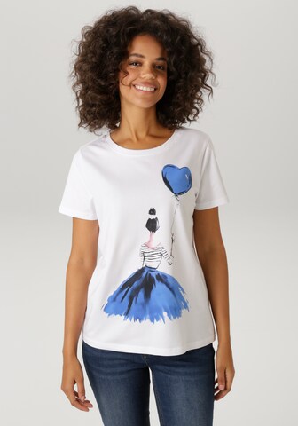 Aniston CASUAL Shirt in White: front