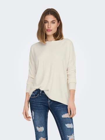 Pull-over 'Amalia' ONLY en blanc : devant