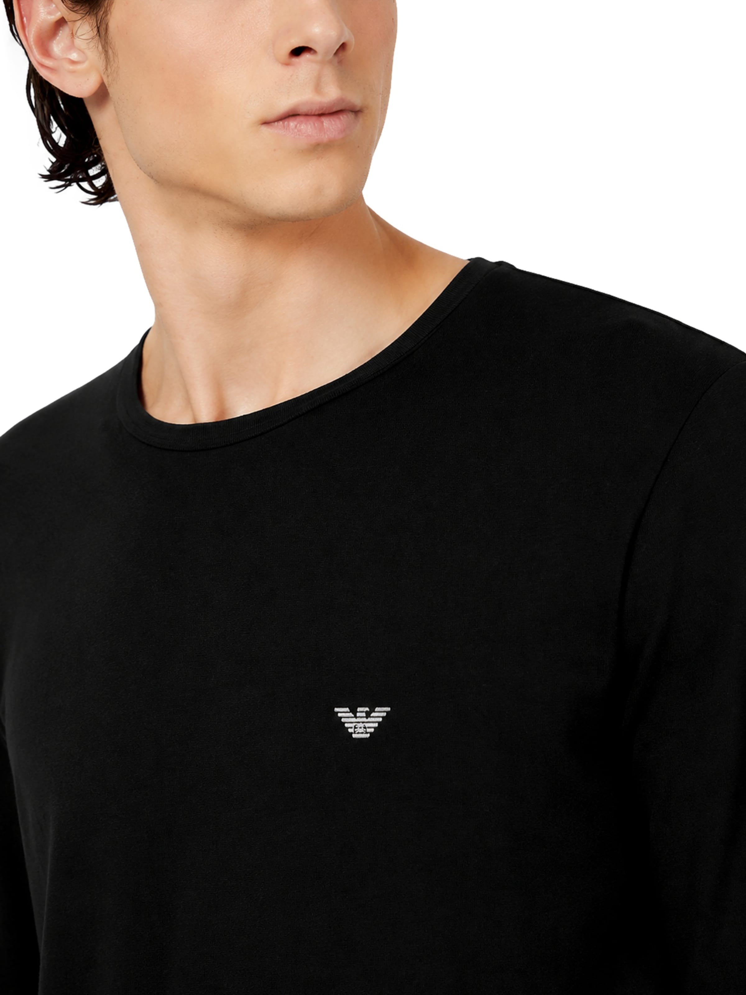 Emporio Armani Dlhé pyžamo - Čierna