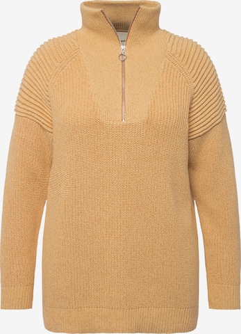 Ulla Popken Sweater in Yellow: front