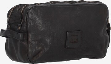 Campomaggi Toiletry Bag in Black: front