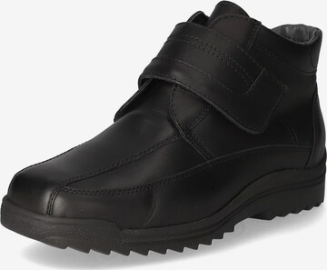 WALDLÄUFER Ankle Boots in Black: front