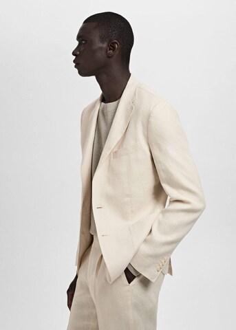 MANGO MAN Regular fit Suit Jacket 'Salerno' in Beige