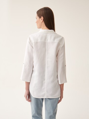 TATUUM Bluzka 'Baleko' w kolorze biały