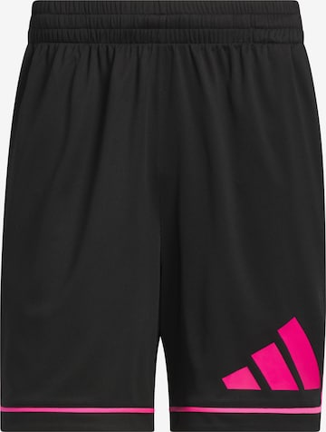 Pantaloni sportivi 'Basketball Badge of Sport' di ADIDAS PERFORMANCE in nero: frontale