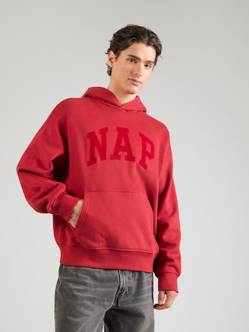 sarkans GAP Sportisks džemperis 'NAP': no priekšpuses