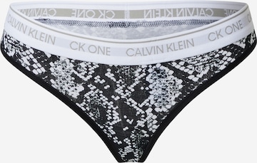 Calvin Klein Underwear Tangice | črna barva: sprednja stran