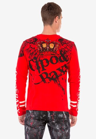 CIPO & BAXX Sweatshirt in Rot