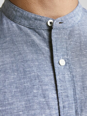 JACK & JONES Regular fit Button Up Shirt in Blue