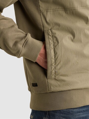 Giacca di mezza stagione 'Hybrid jacket with zipper closure and side pockets' di PME Legend in verde