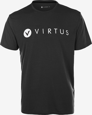 Virtus Shirt 'EDWARDO' in Zwart: voorkant