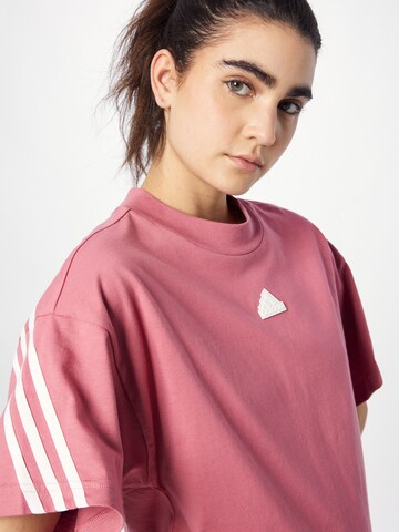 ADIDAS SPORTSWEAR Funktionsbluse 'Future Icons 3-Stripes' i pink