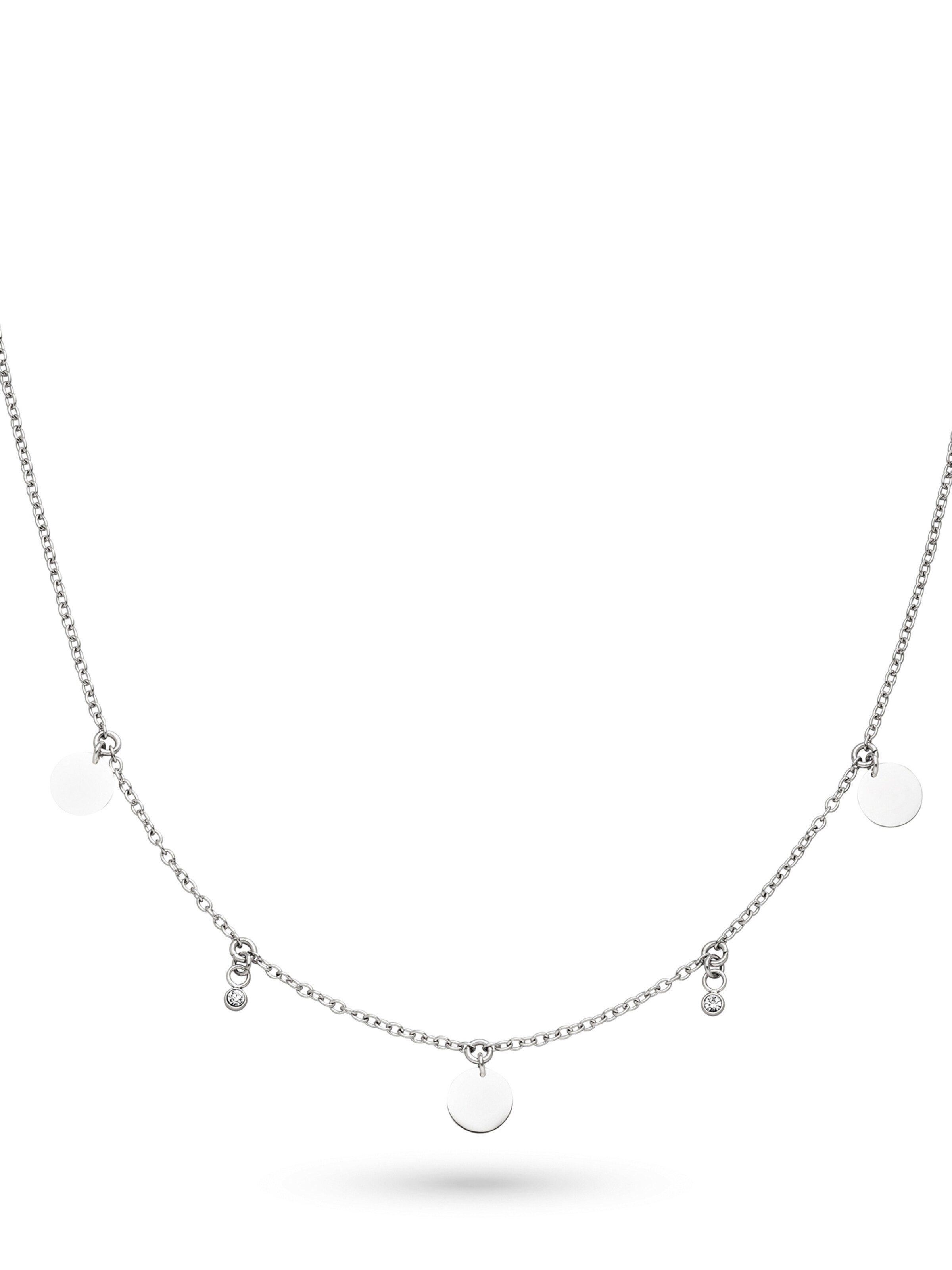 s.Oliver Kette 'Coins' in Silber
