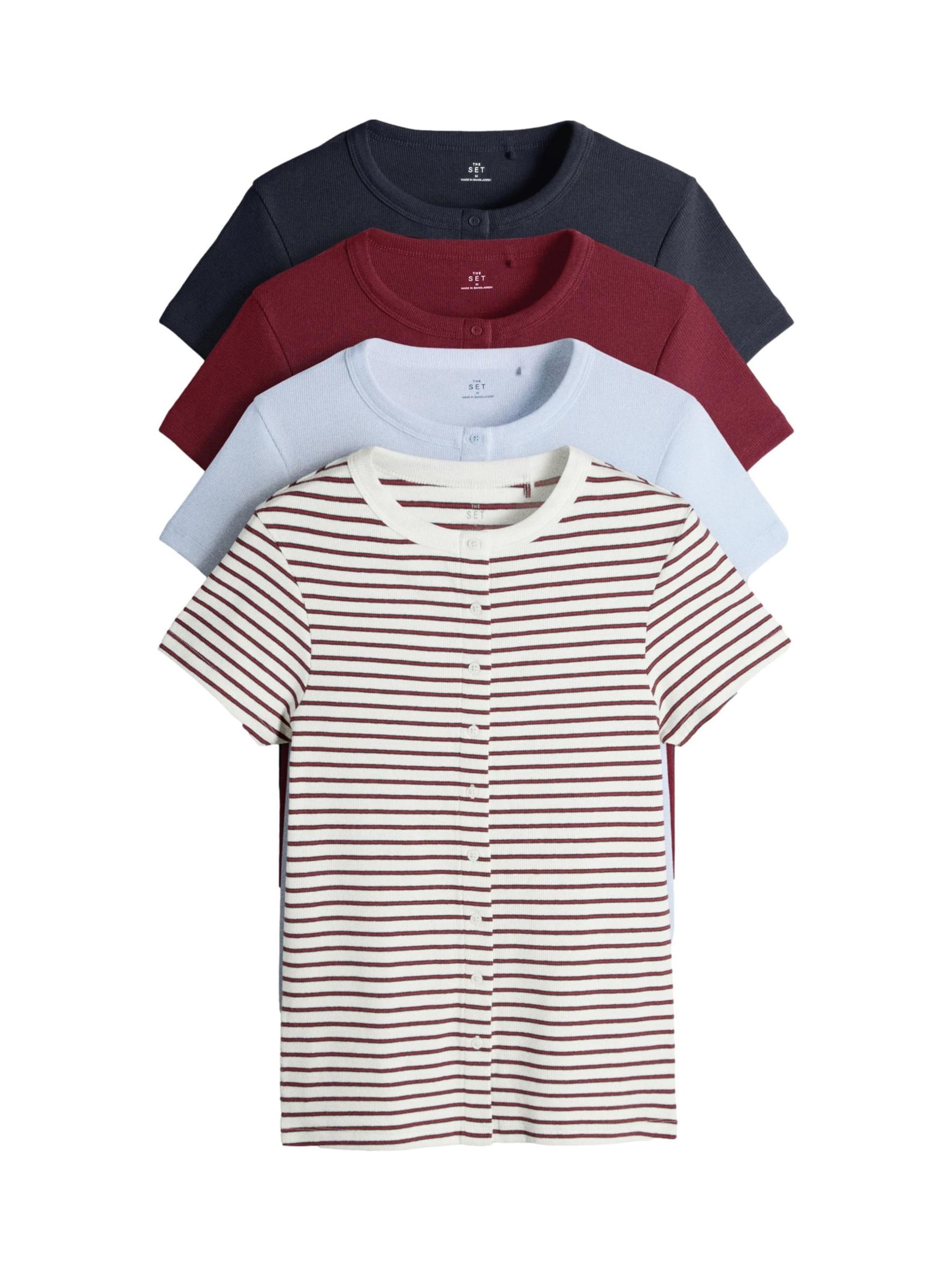 The Set Gebreid vest in Gemengde kleuren: voorkant